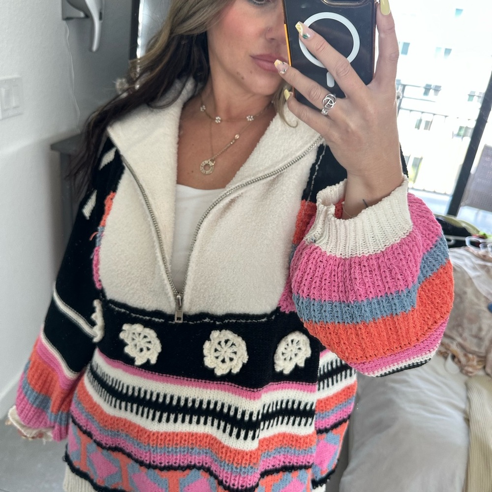 REVOLVE Multicolor Patterned Sweater - Picture 5 of 6